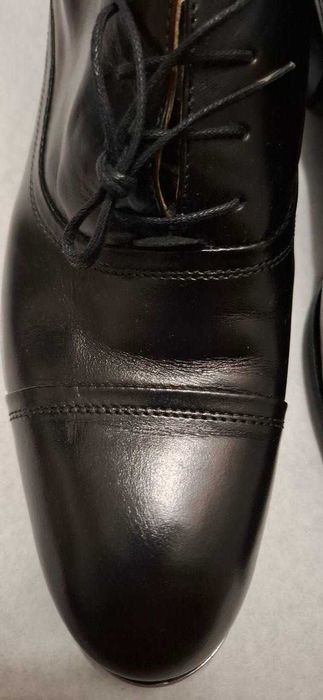 Туфли кожаные мужские. 
Польша. Черные. Erkaklar uchun charm poyabzal.