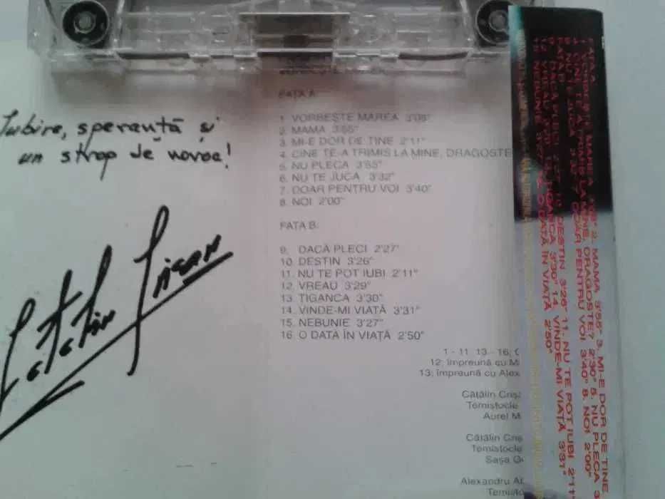 Caseta audio originala RARA Catalin Crisan cu autograf