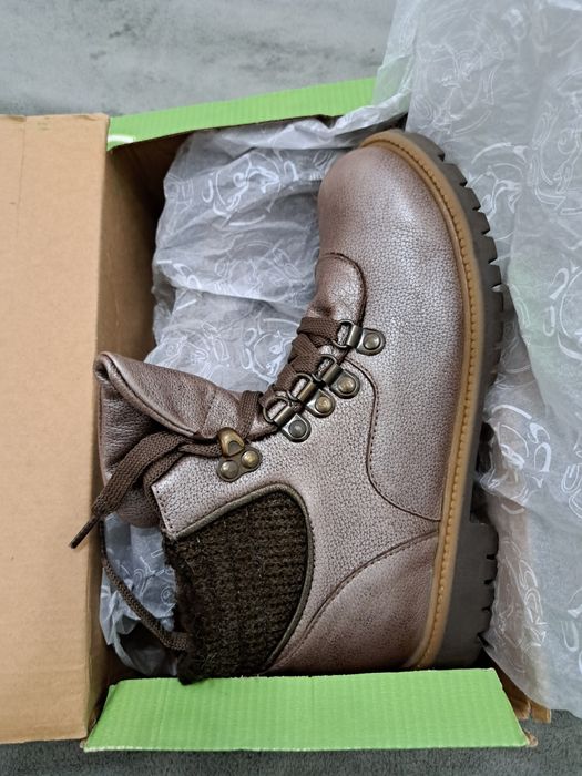 Зимни боти естествена кожа  35 номер