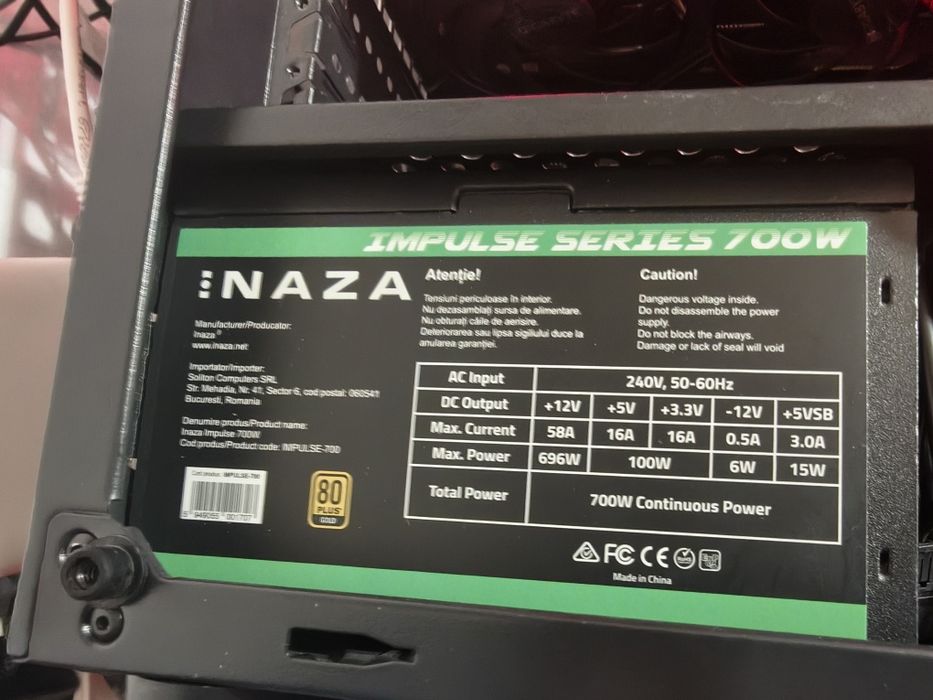 PC gaming Ryzen 7 5700g rtx 5060TI 16gb ddr4 M2 500 hdd 2tb