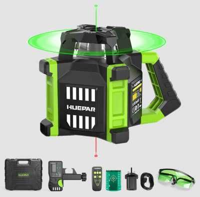 Ротационен лазерен нивелир Huepar RL300HVG