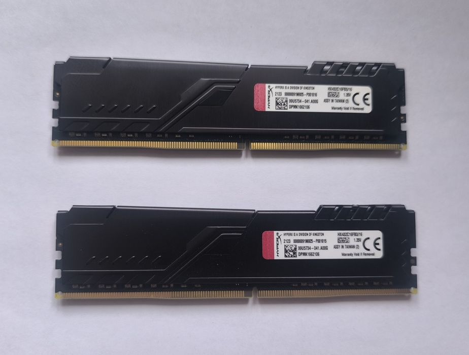 ОЗУ Kingston ddr4 16x2 16/18/18/38