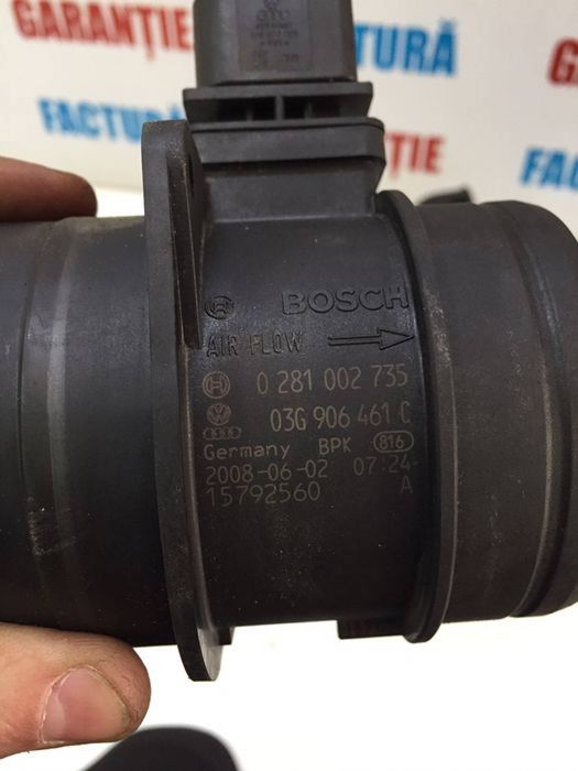 Carcasa filtru aer debitmetru 2.0 CFF CFH CBA CBAB CBBB Passat B6 Golf
