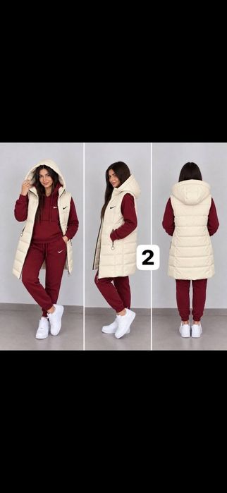 Set dama vesta+ trening vătuit bumbac