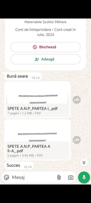 Spete interviu ANP 2025 operativ administrativ