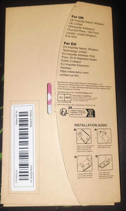 3 folii sticla samsung galaxy a55 5g