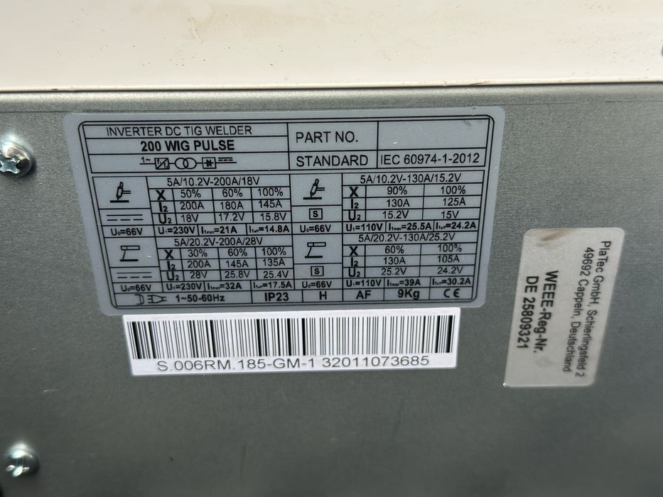 Beast 200 WIG Pulse  заваръчен апарат