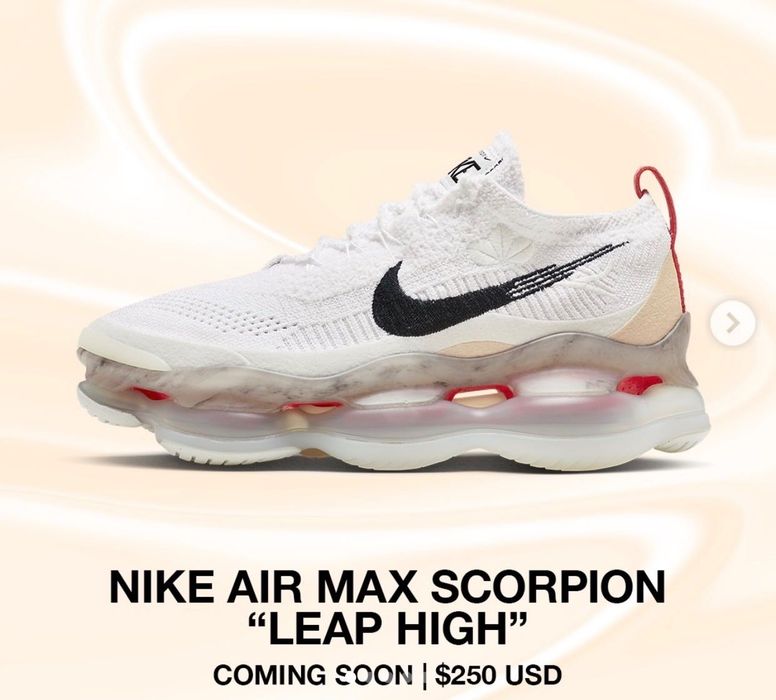 Маратонки Найк н.38 Nike AirMax Scorpion Flyknit Leap High