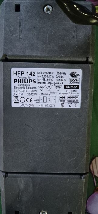 Corp de iluminat FBS261 Fugato+Bec inclus PL-C 26w