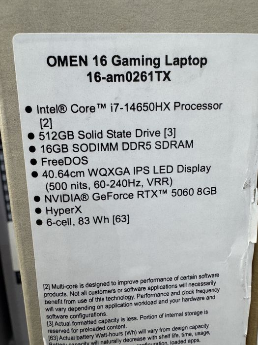 Hp Omen i7-14650HX