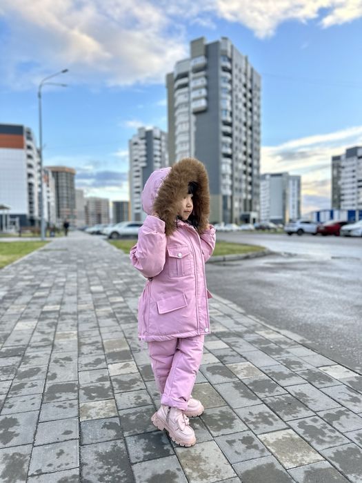 Зимний детский комбинезон