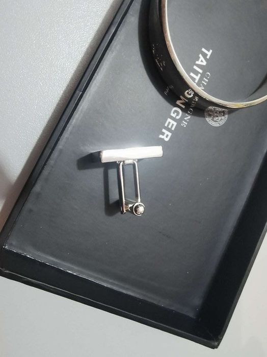 Комплект копчета за ръкавели и гривна Taittinger