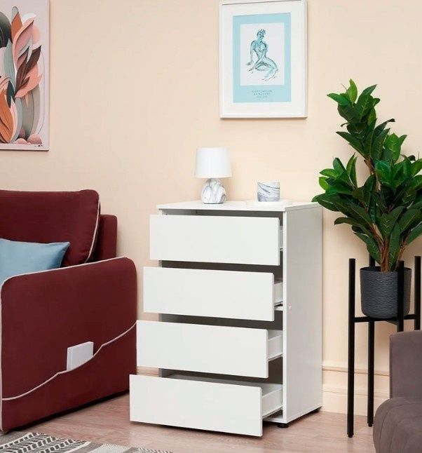 Комод  Токио, 60x36x90 см, белый