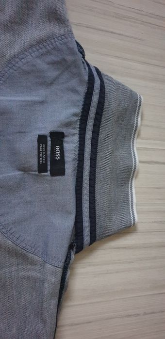 Hugo Boss  Pique Pima Cotton Regular Fit  XL - 2XL  ОРИГИНАЛ! Мъжка Те