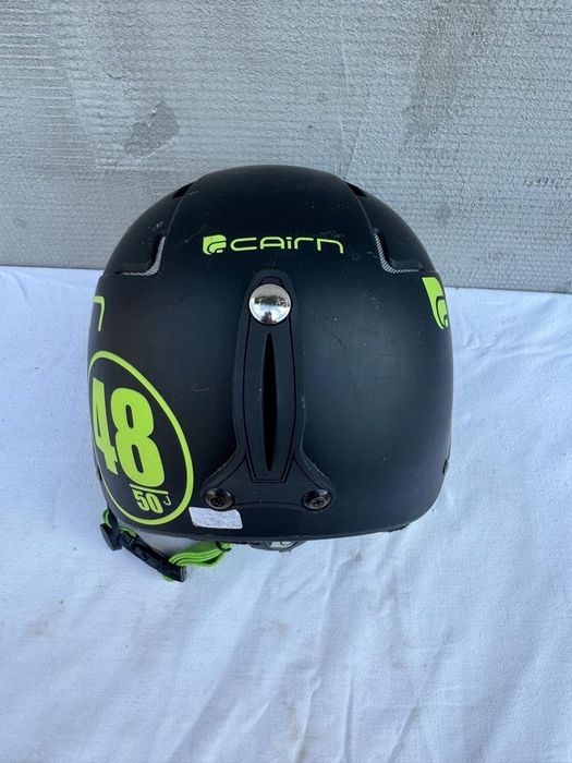 Casca Schi / Snowboard Copii Cairn Loc-Active J, Negru / Verde Neon marime 48