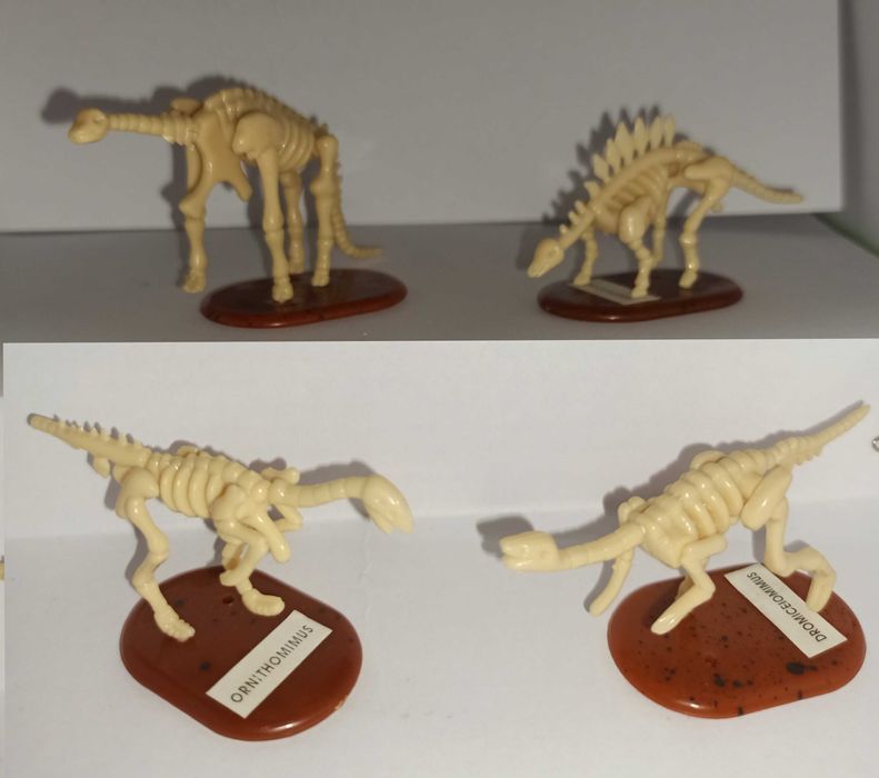 Скелеты динозавров, ископаемые, Киндер