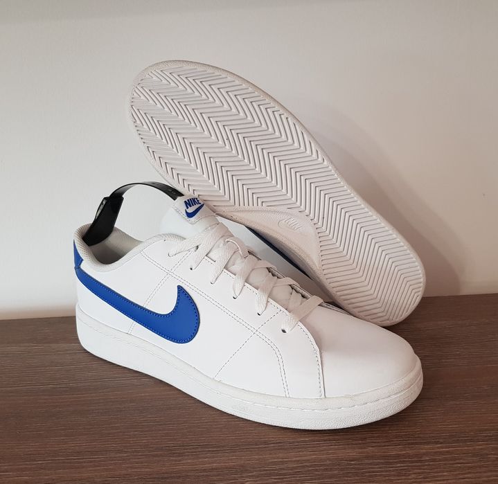 Pantofi sport NIKE Court Royale 2, Alb/Albastru, Noi, mărimea 43 EU