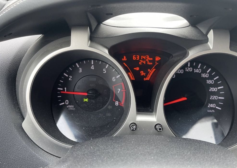 На части Nissan Juke facelift 1.5dci