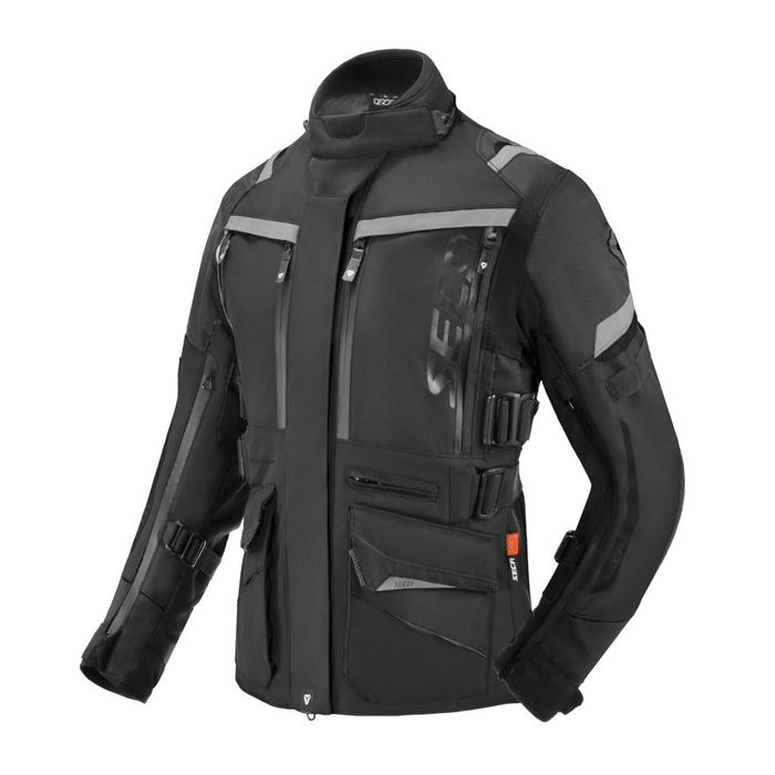 Geacă moto damă SECA Arrakis III 4 anotimpuri negru