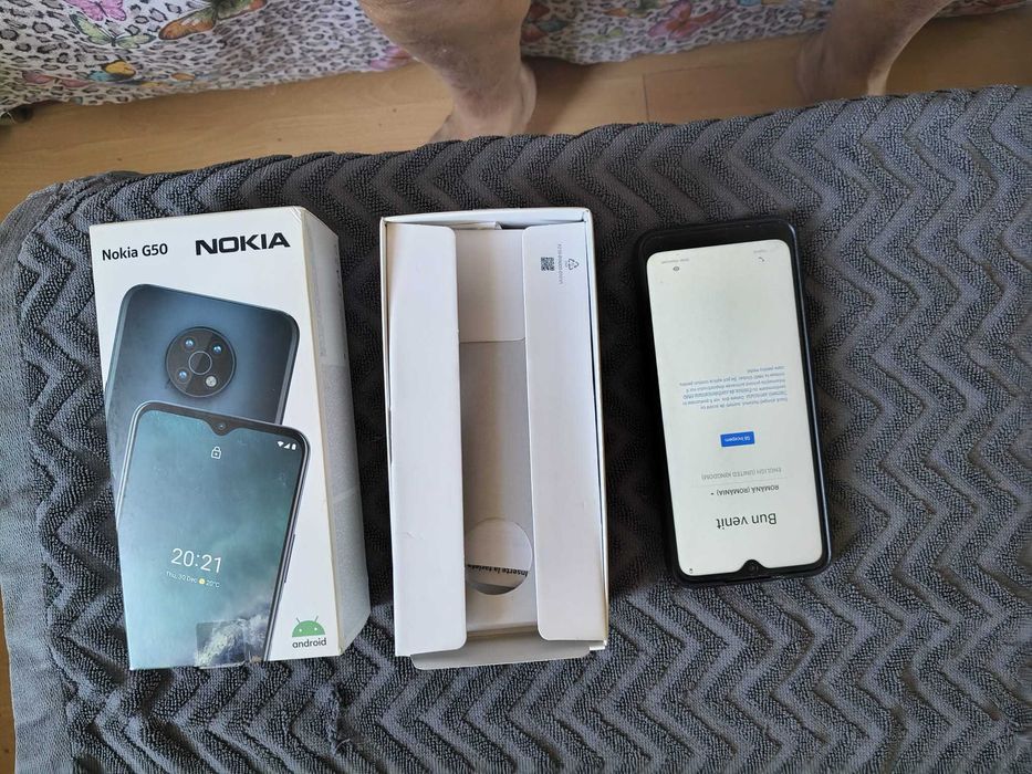 Nokia G50 5G – Stare Foarte Bună, Unic Proprietar, Folie și Husă