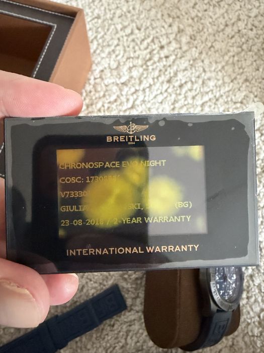 Breitling Chronospace Evo Night V7333010
