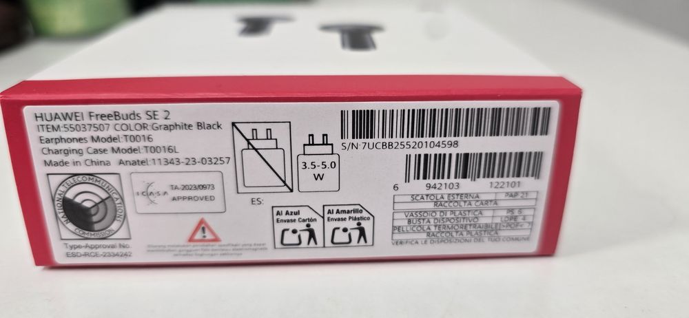 Безжични слушалки HUAWEI FREEBUDS SE2