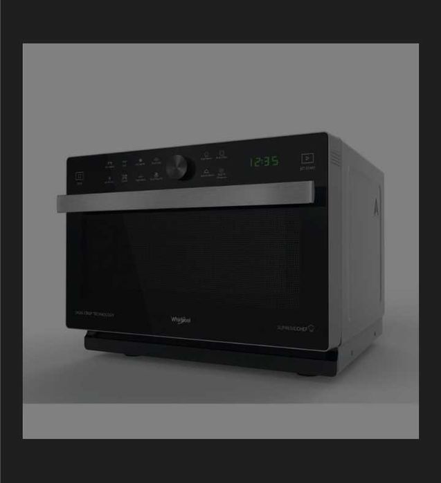 Vand  - Cuptor cu microunde, Whirlpool MWSC 833 SB, 33l, 900W,