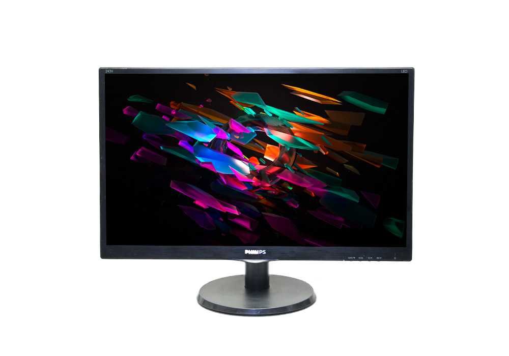 Монитор 23.6" 1920x1080 PHILIPS 243V5QHABA DVI HDMI