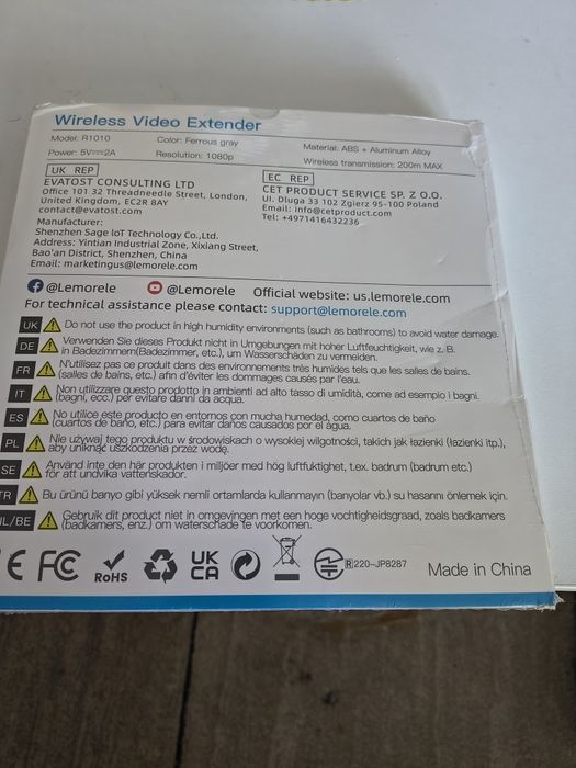 Vând wireless video extender 1080p 60 hz