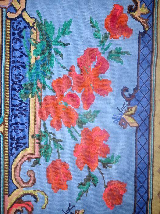 Tapiserie cusută manual, arta si traditie, 88×47 cm