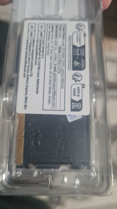 DDR5 16 gb lexar и  8 GB 4800 от ноутбука заводская