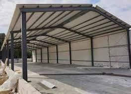 Vând hală metalică 10x25