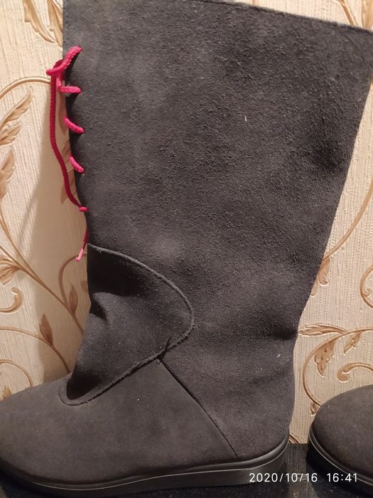 Сапожки кожаные для девочки