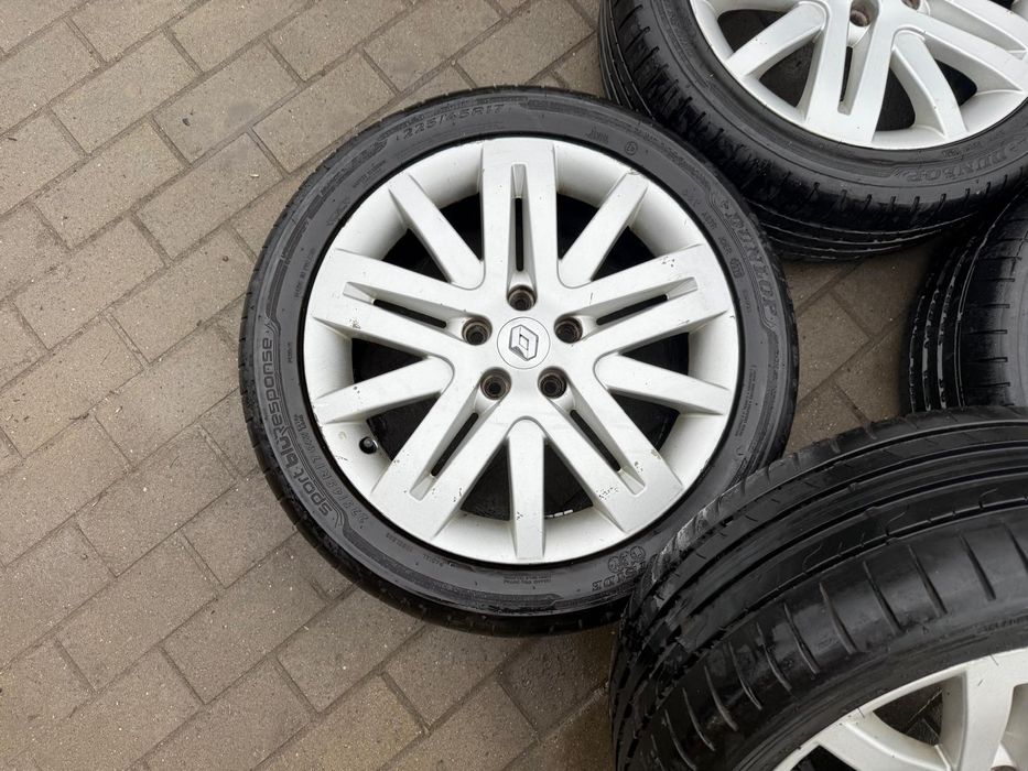 Jante Renault Laguna Megane originale 225 45 17 Dunlop