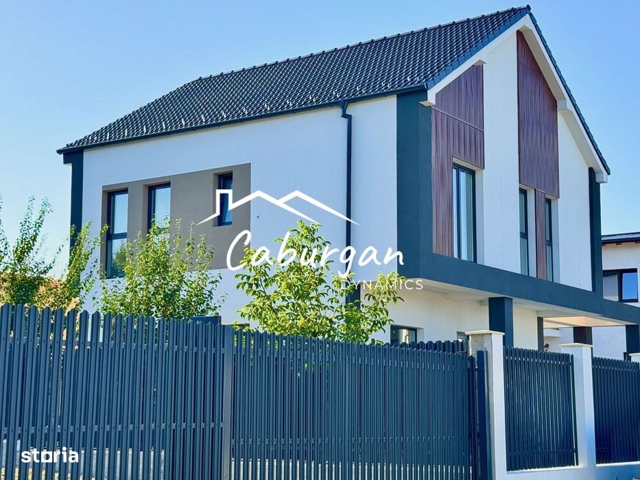 Casa individuala cu 4 camere, 130mp utili+terasa (19mp), teren 360mp