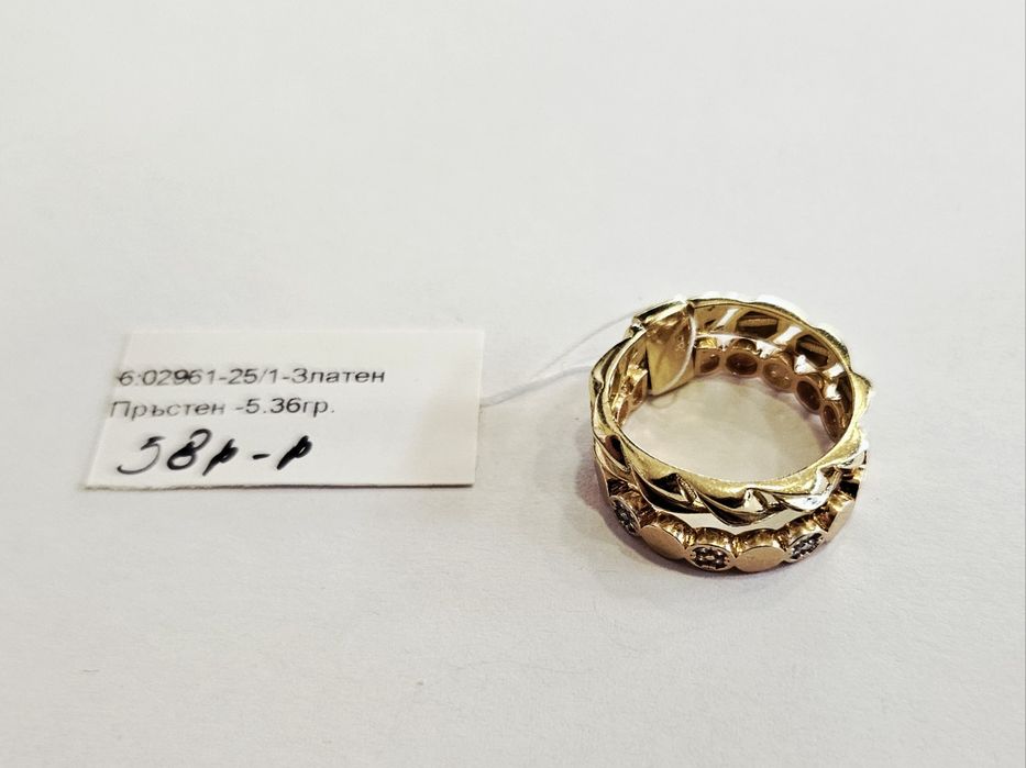 Златен пръстен 5.36гр 02961-25