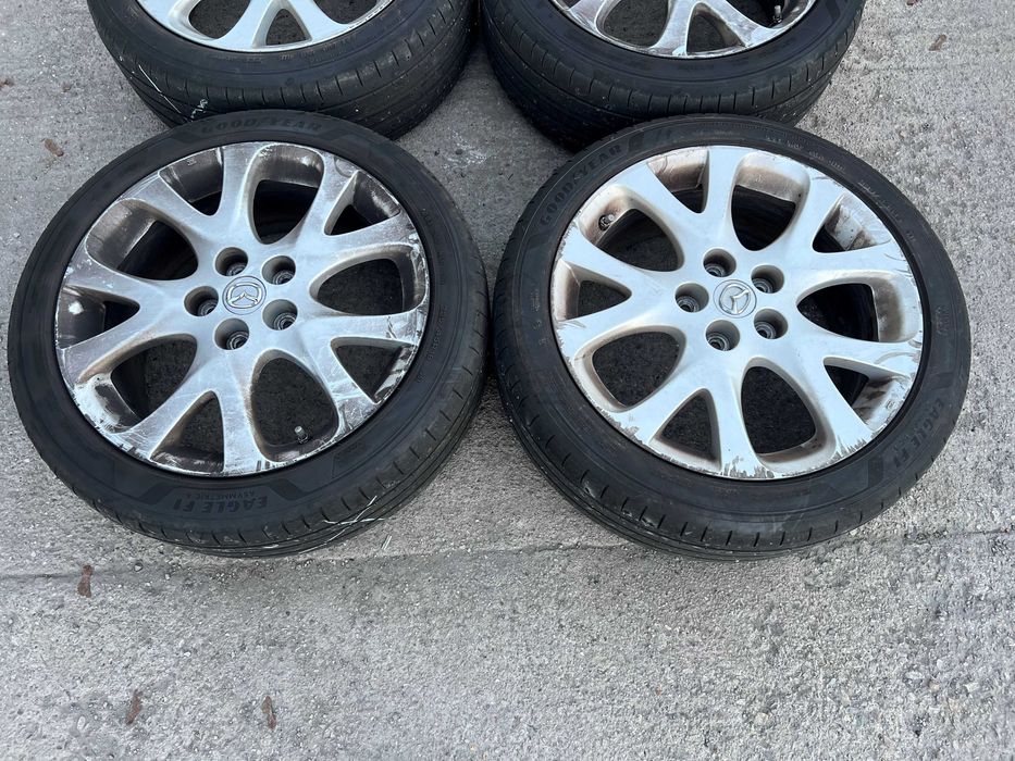 Гуми с джанти 225/45/18 7.5Jx18 ET60 от Мазда/Mazda 6 SPORT!