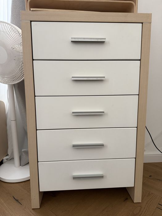 Comoda alba - mobexpert- utilizata