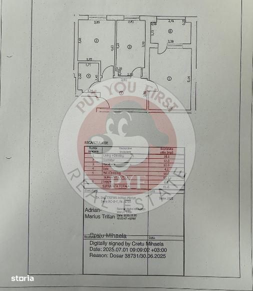 Dream Residence | 2 camere | 62mp | Decomandat | B12667