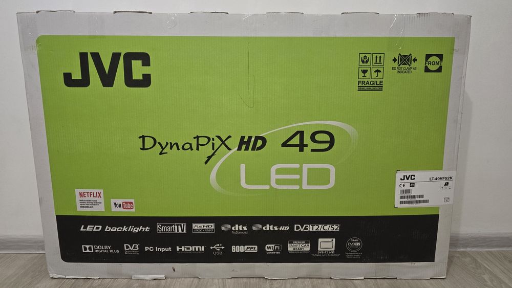 Смарт телевизор JVC 49" LED FullHD