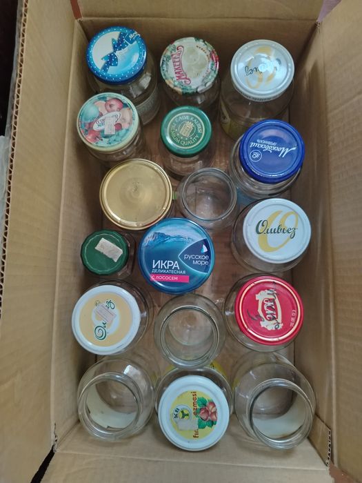 Стеклянные банки б/у