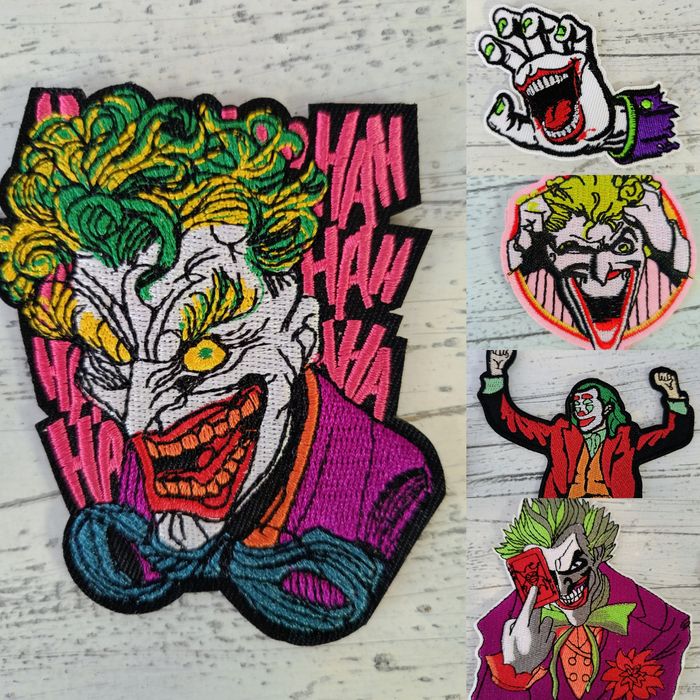 Термозалепващи нашивки / пачове Жокера (The Joker) – За ютия