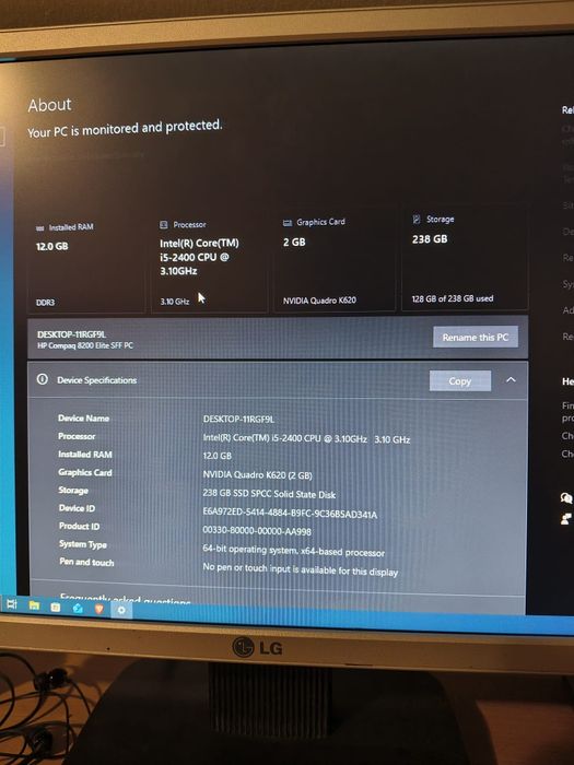 PC Hp i5 12 GB RAM