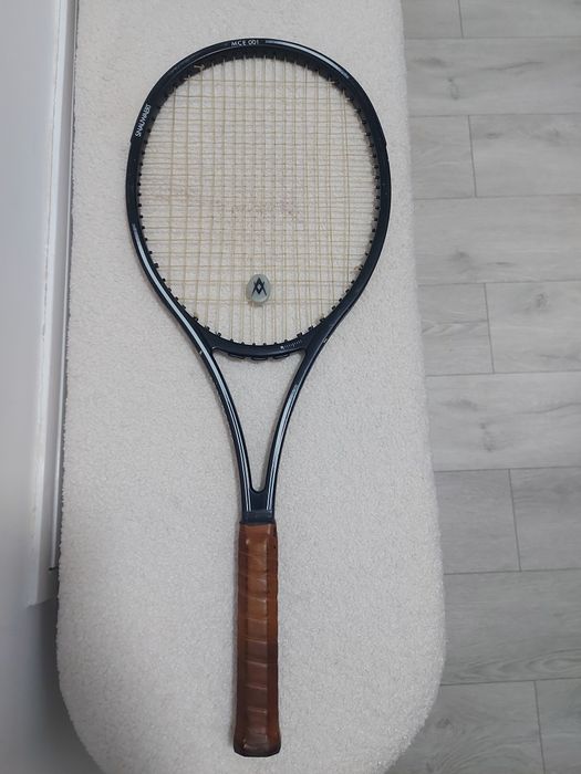 Racheta tenis vintage John McEnroe Autograph Snauwaert rara
