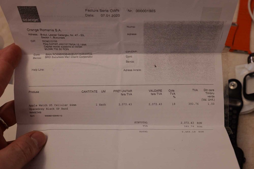 Apple Watch Seria 5 - 44 mm - Cellular