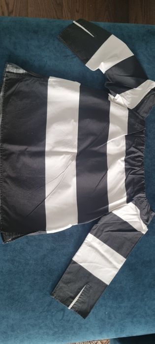 Черно бяла блуза поплин xs