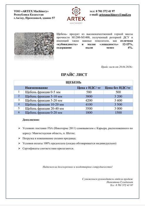 Продам бетон, щебень, брусчатку