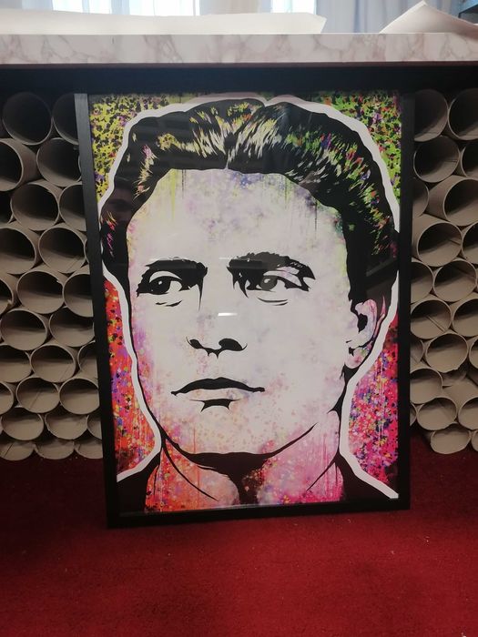 Абстрактен портрет на Васил Левски - печат в/у висококачествена хартия