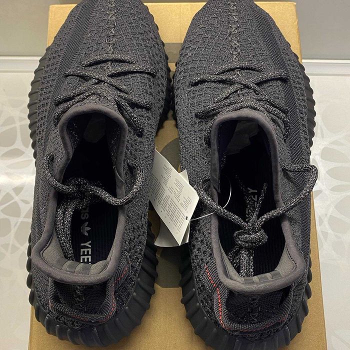 Yeezy Boost 350 V2 "Static Black" (Reflective) 42