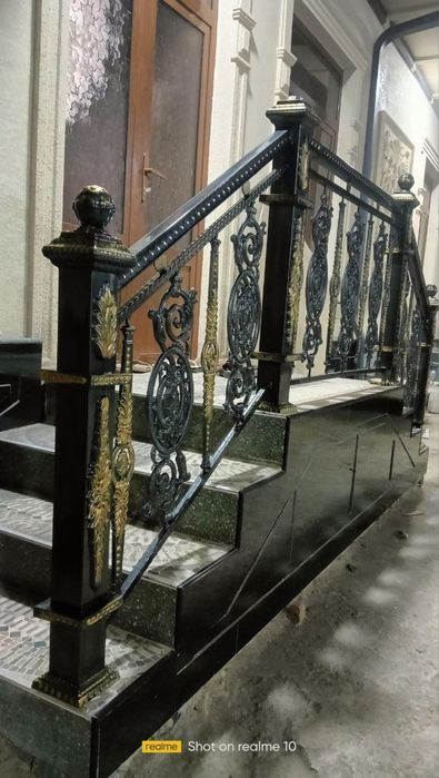 Temir darvoza eshik perilla zina naves kocha ograjdeniya uzb boylab